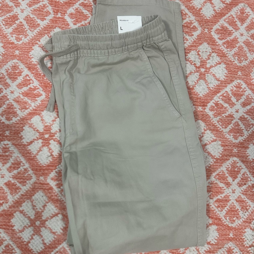 Zara Light Gray Jogger Pants